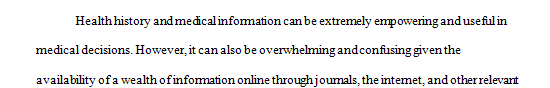 Evaluate the Health History and Medical Information for Mr. M.