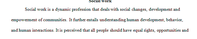 Focusing on social work social justice world issue summarize the article and connect it to one our competencies