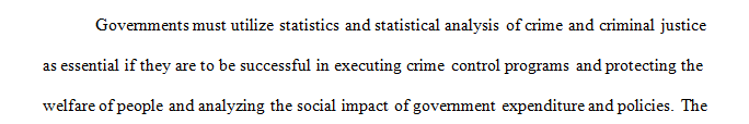 Research articles or websites that explain how statistics are used in various aspects of criminal justice.