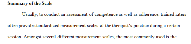 Select a standardized measurement scales for psychiatric practice