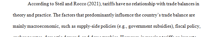 What credible economists say about the effects that tariffs, changing trade agreements, and/or manipulating exchange rates will have on the total US trade balance.