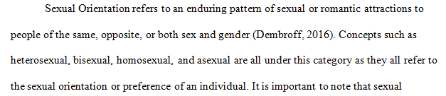 What does evidence-based research say about the development of sexual orientation in young and middle adulthood