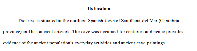 Do a websearch on one of the European Upper Paleolithic rock art caves one of the ones listed below