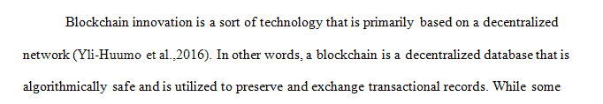Write a paper about 5 emerging concepts that are exploring the use of Blockchain Technology and Big Data.