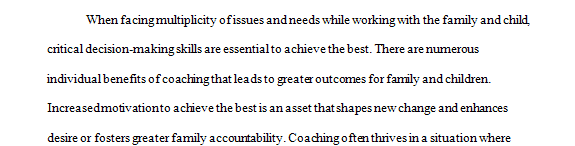 You are on a mission to learn what improvements you need to make in your coaching skills.