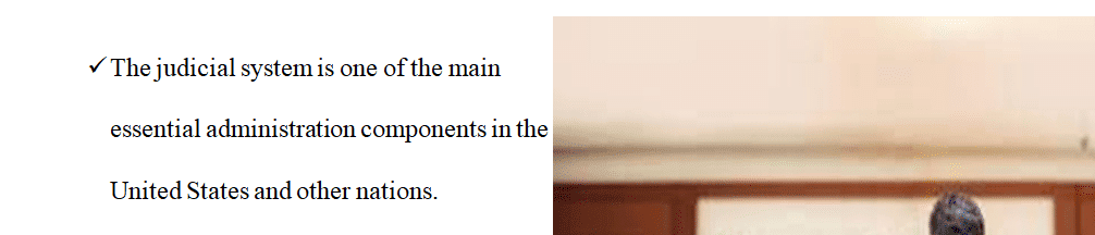 There are different actors in the courtroom and each has a specific role in how a trial or session will progress.