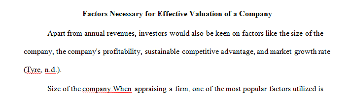 Valuation is the analytical process of establishing the worth of an asset or a business.