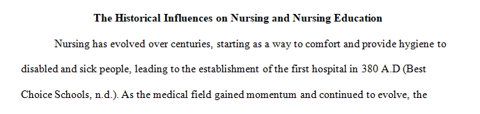 Write a short article about the history and future trends of the nurse educator role.