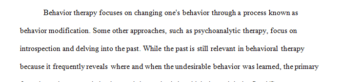 Writing assignments about a selected counseling approach that will help you build pieces of the final project