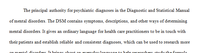 You will be assigned to a specific neurodevelopmental disorder from the DSM-5.