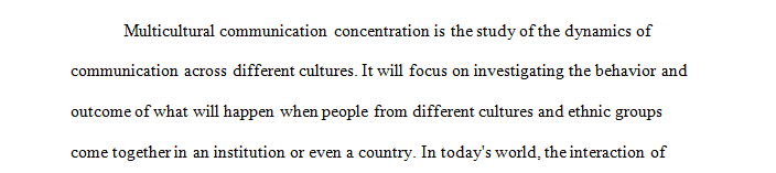 Explain multicultural communication and its origins.