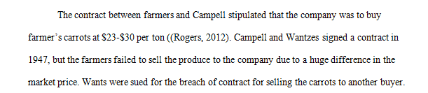 Read the Case Campbell Soup Co. v. Wentz in the text.