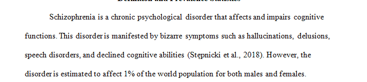 Schizophrenia patho and definition signs and symptoms pharmacological management