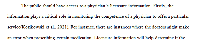 All clinicians must maintain licensure from the state they are practicing in.