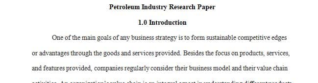 Choose a company or industry and relate it to a topic in the textbook