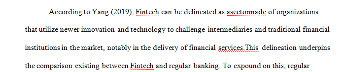 How does Fintech compare to regular banking