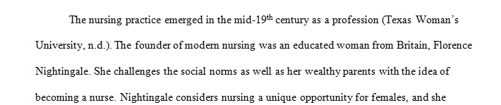 How has nursing practice evolved over time
