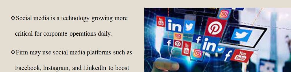 Many digital and social media sites are widely used in marketing strategies.