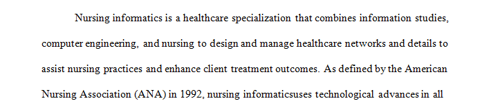 Nursing Informatics in Health Care