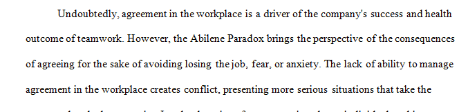 The Abilene Paradox is a very real thing