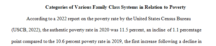 The family poverty levels have been altered out of a response to the changing American landscape of growth, job development