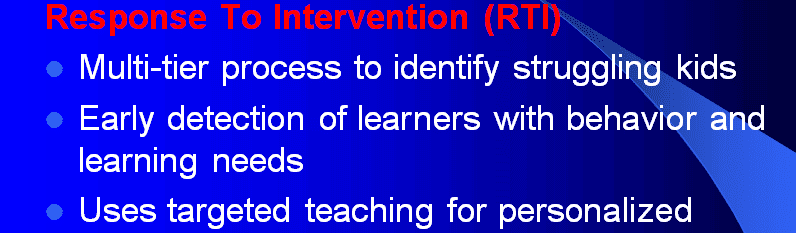 Tiered instruction and support programs are often implemented on a school or district-wide level.