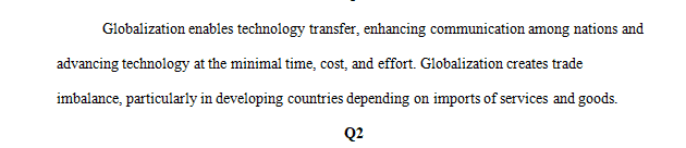 What are the advantages and disadvantages of globalization for various parties involved