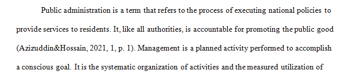 What is public administration.  