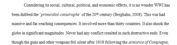 What were the major social cultural political and economic fallouts of WWI