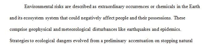 Communities differ dramatically regarding their risk of environmental hazards