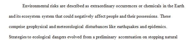 Communities differ dramatically regarding their risk of environmental hazards 