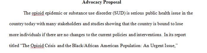 Essay intended to persuade readers to adopt a specific policy on a topic you select.