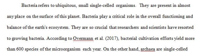 Define Bacteria and archaea.