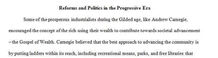 In what ways can Progressivism be seen as a response to the extremes of the Gilded Age