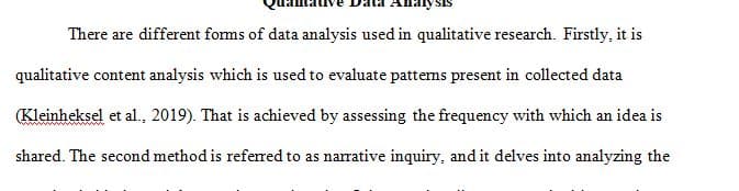 Discussion 1 - Qualitative Data Analysis 