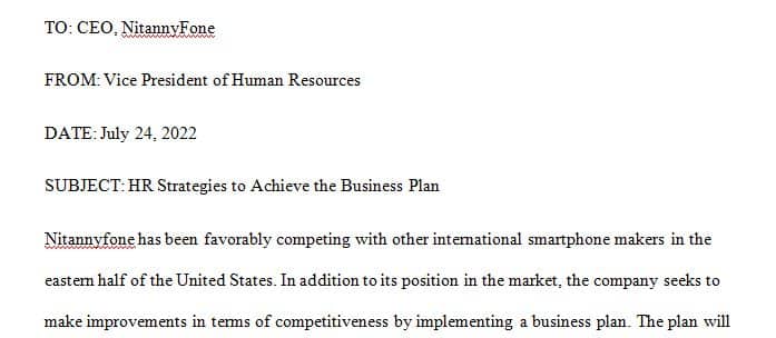 Linking HR Strategies to Organizational Business Objectives 