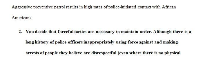Which police tactic results in high rates of police-initiated contacts with African Americans