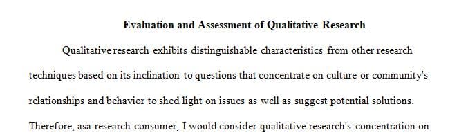What are some of the most important aspects of a qualitative research study