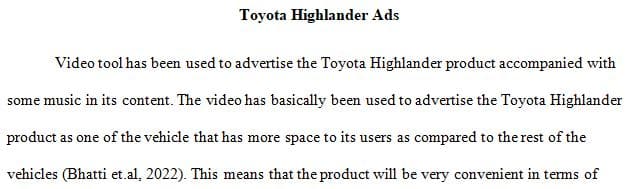 Apply that knowledge to the analysis of your advertisements.