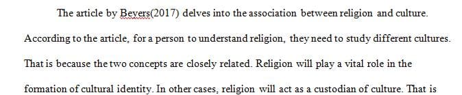 Religious Constructs and Global Meanings Research a scholarly journal article on the meaning of religion