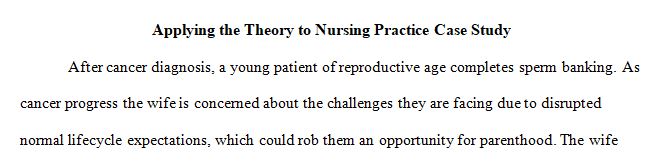 Applying a Nursing Theory to Practice Problem Paper