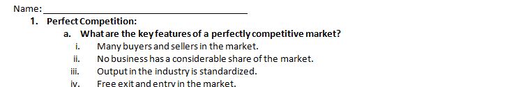 Do you think it is worthwhile to study a market model that cannot be found in the real world