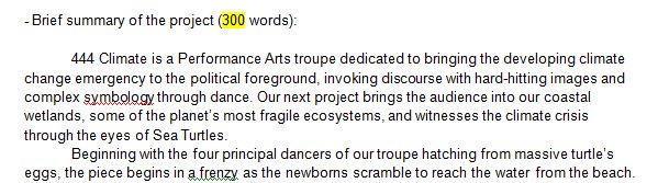 We are planning a fictional dance performance, everything is imagined