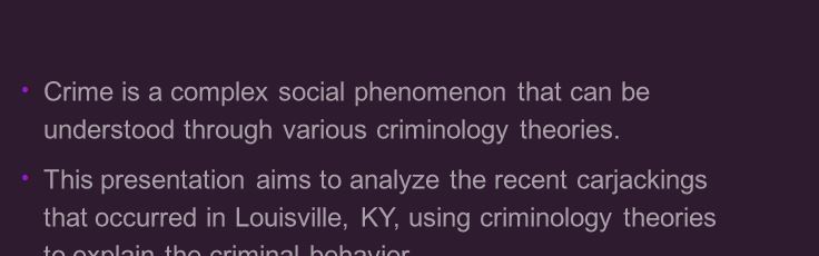 Conduct research in criminology and use the data that you find to explain fundamental theories on the causes of criminal behavior