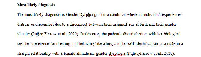 Discussion Board 3:Gender Identity