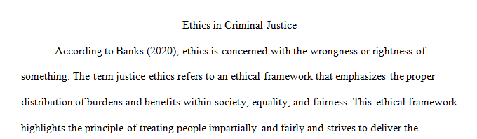Week 5 Discussion: Applying Justice Ethics and Care Ethics
