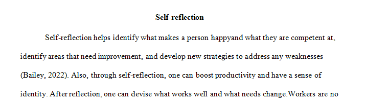 Write a self-reflection on what would motivate you to work more innovatively