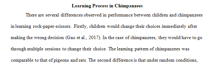 Dr. Matsuzawa is actively involved in research aimed at investigating the learning process in chimpanzee 