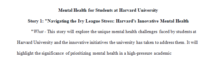 Mental health for students at Harvard University