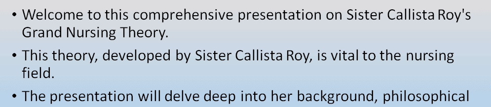 Sister Callista Roy